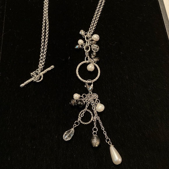 TOCARA DORIS. Crystal, Hematite, Freshwater & Glass Pearl, Onyx Stainless steel - Picture 2 of 4